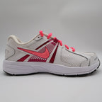 Nike Dart 10 Womens 7.5 Running Shoes White Pink Metallic Silver 580427-100 - take2supply