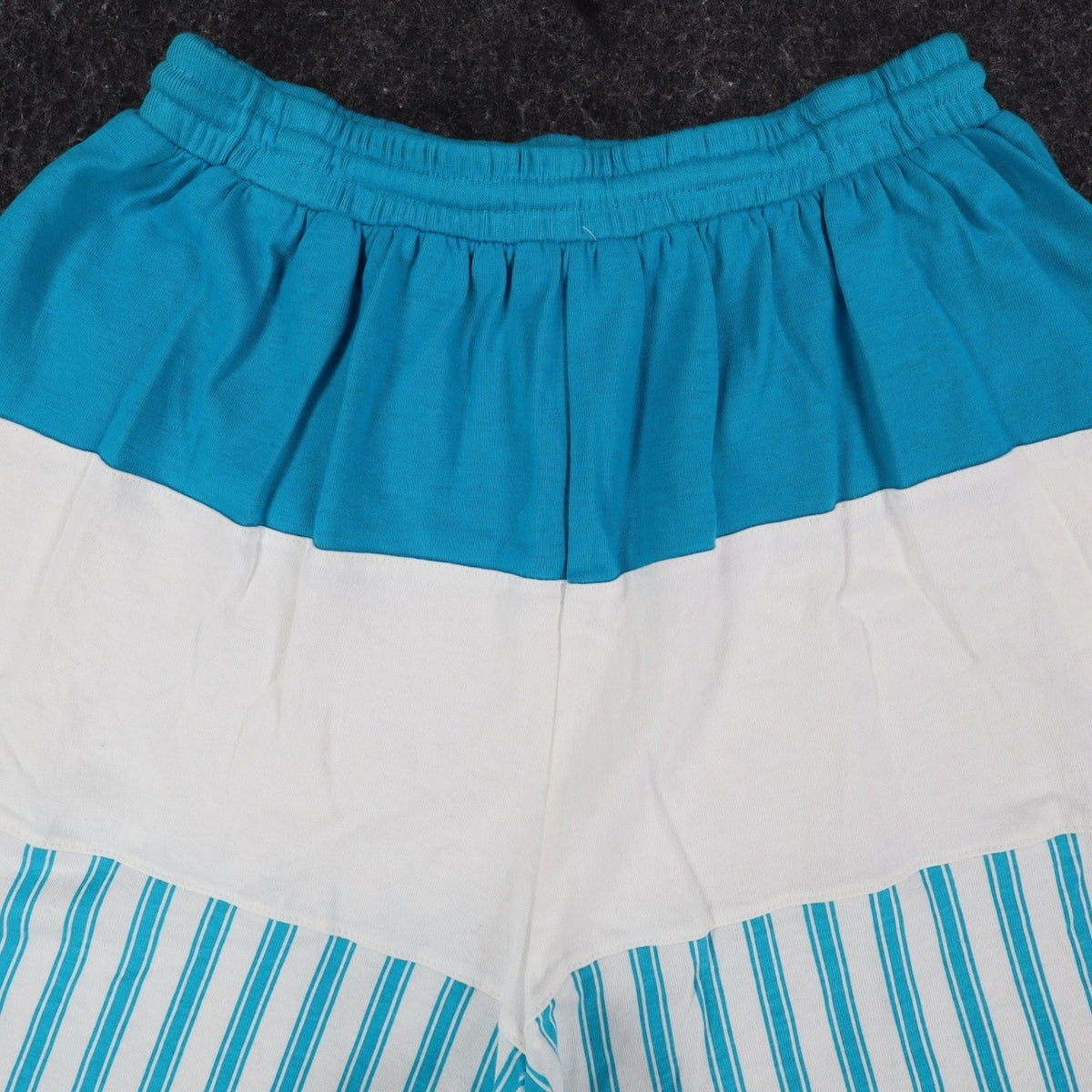 Hang Ten Shorts Mens XL Vintage 80s Blue White Striped Classic Sport USA NWT - take2supply