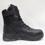 Battle Ops Tactical Boot Mens 11 8-Inch Side-Zip Waterproof Composite Toe Black - take2supply