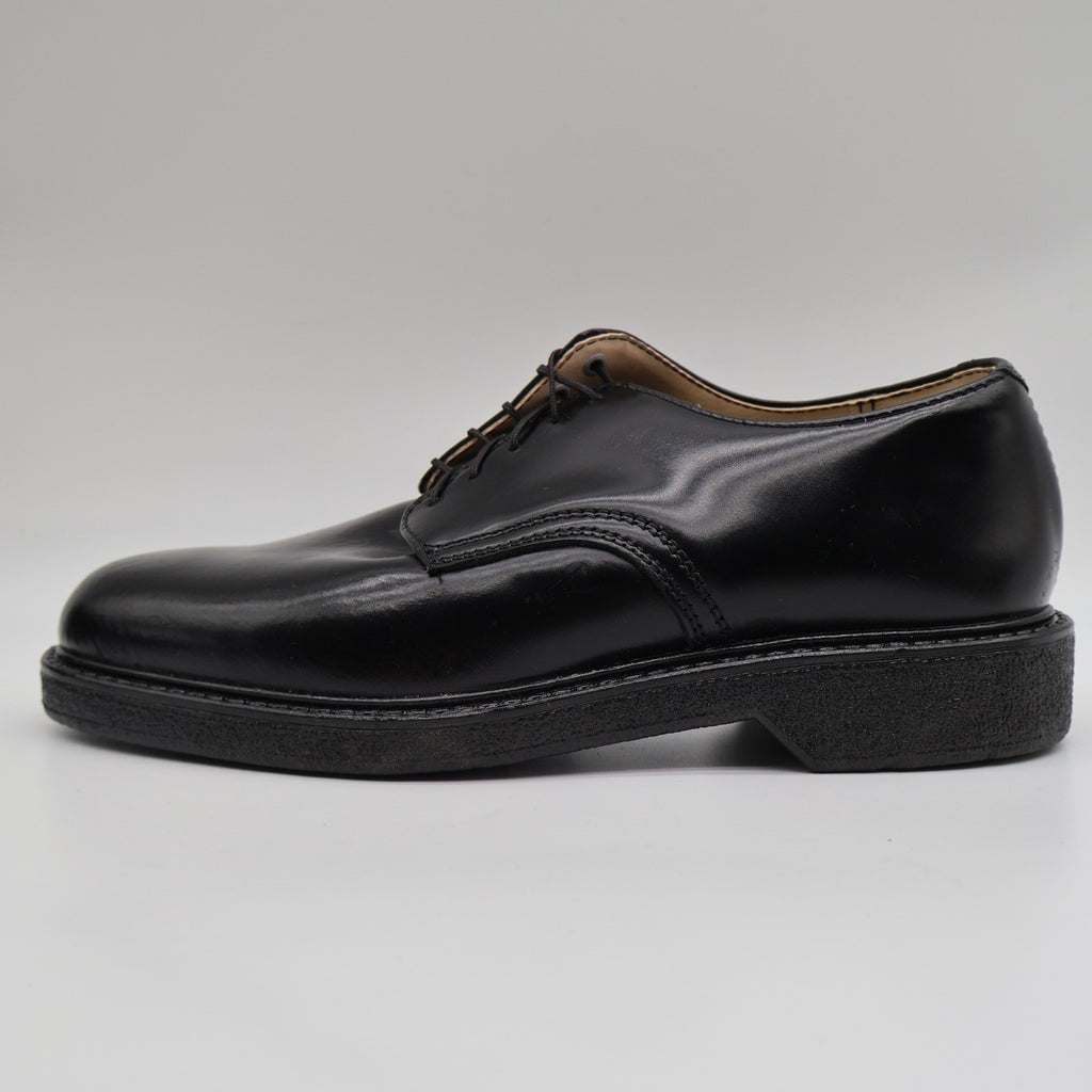 Cedar Crest Oxford Shoes Mens 7 D Vintage Black Leather Cushion Arch Deadstock - take2supply