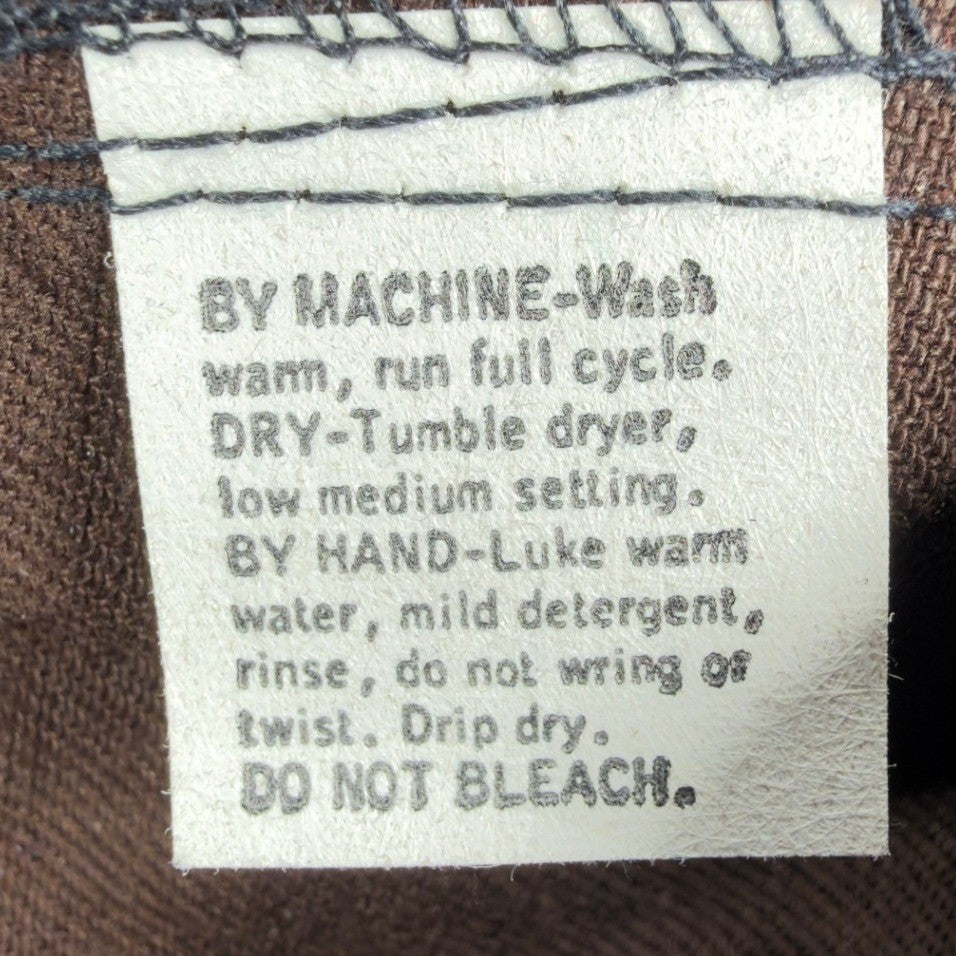 Linchers Vintage 70s Twill Shorts Mens W26 Brown Cotton Blend NWT Deadstock - take2supply