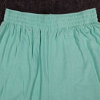 Silhouettes by Kathy Shorts Womens M Vintage 90s Aqua Green Cotton Blend USA - take2supply