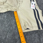Tommy Hilfiger Y2K Cargo Shorts Boys 4 Tan Cotton Nylon NWT - take2supply
