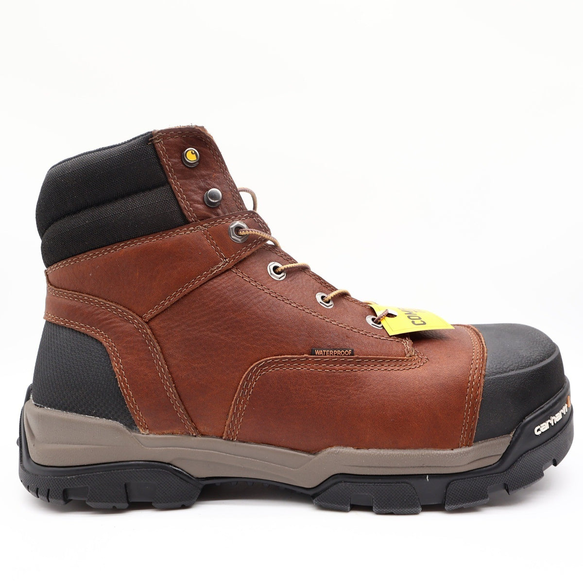 Carhartt CME6355 6-Inch Waterproof Work Boot Mens 13 Brown Leather New - take2supply