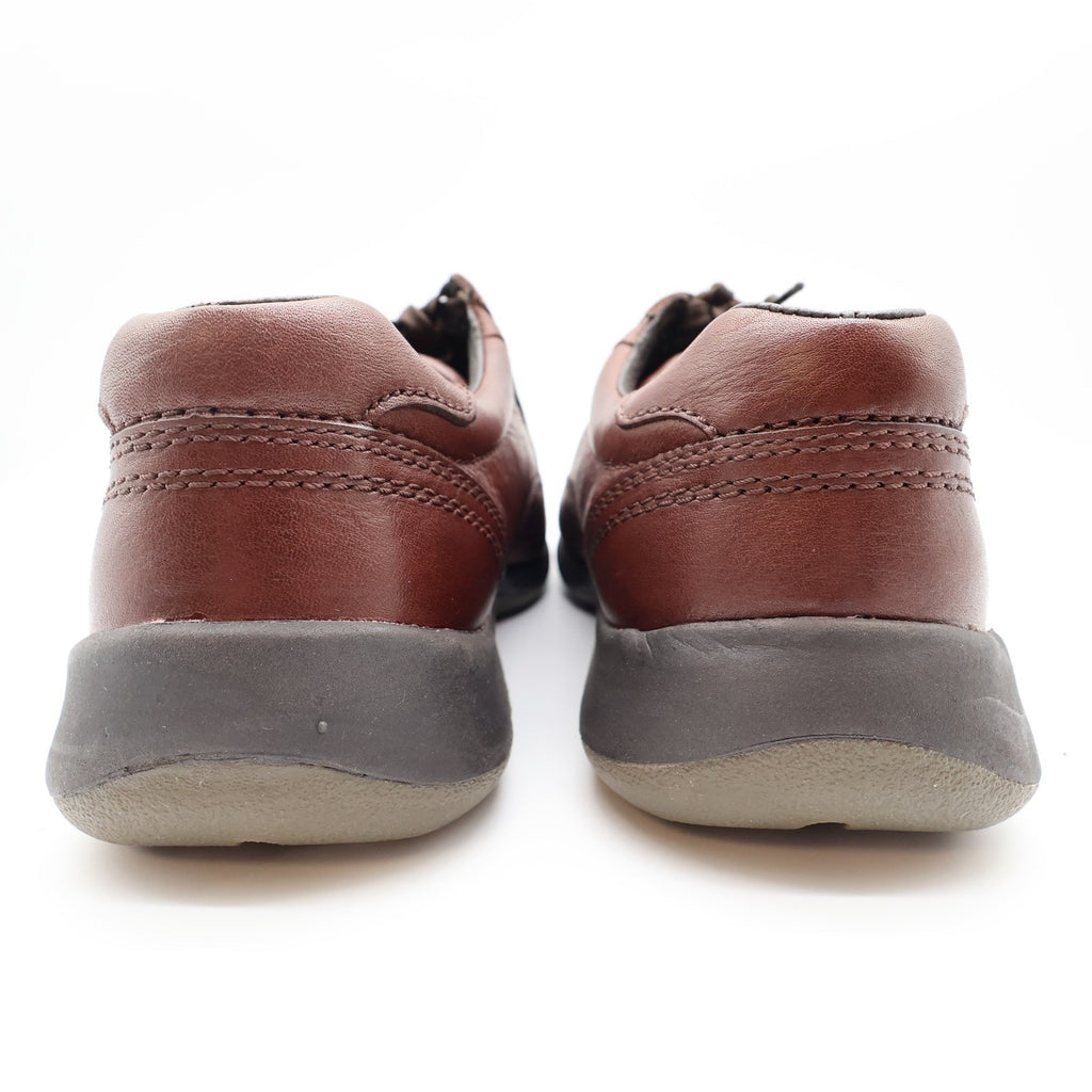 Hush Puppies Approach Oxford Shoes Mens 8 M Dark Brown Leather Airport Friendly - take2supply