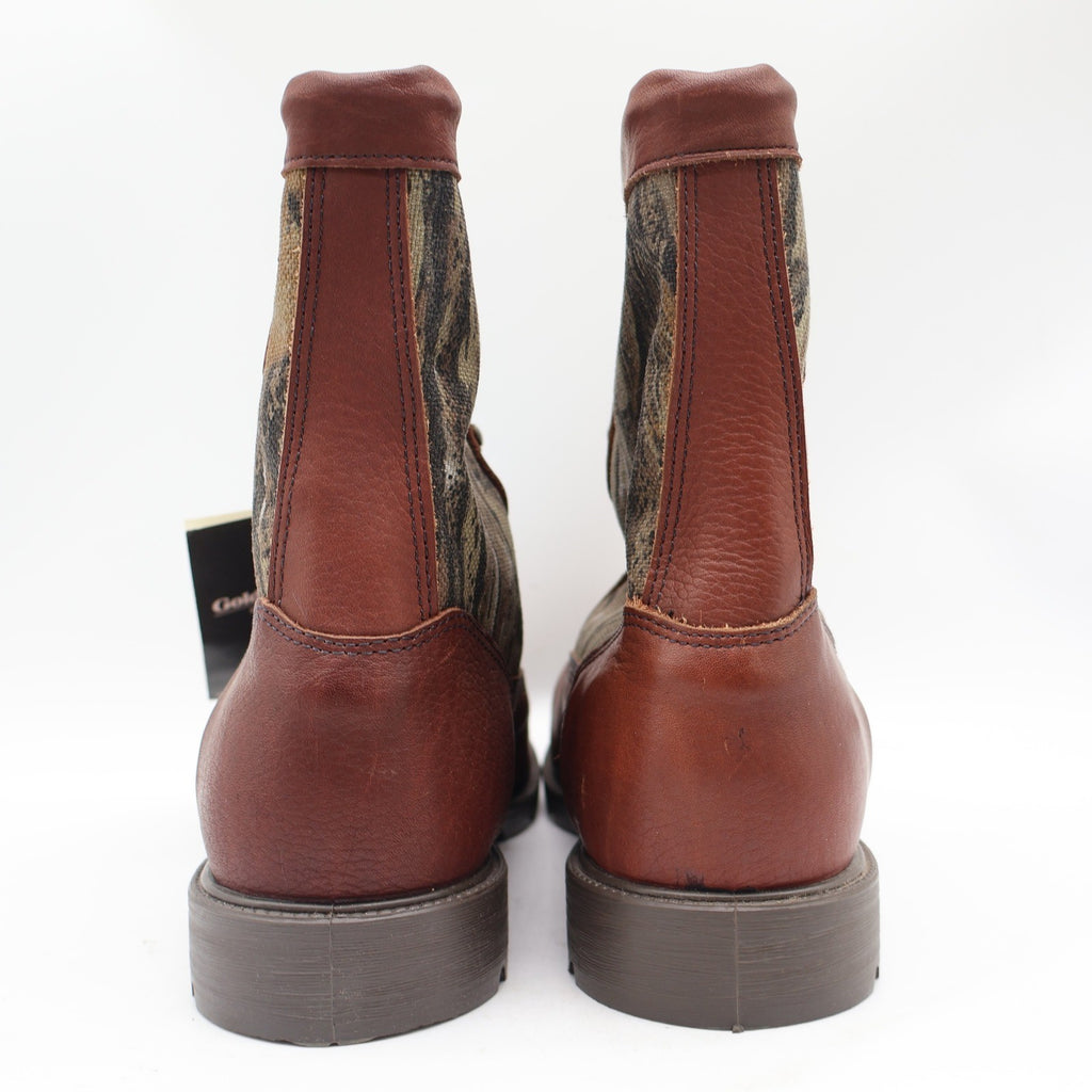 Golden Retriever Hunting Boots Mens 10.5 M Vintage USA Leather Camo Sympatex NEW - take2supply