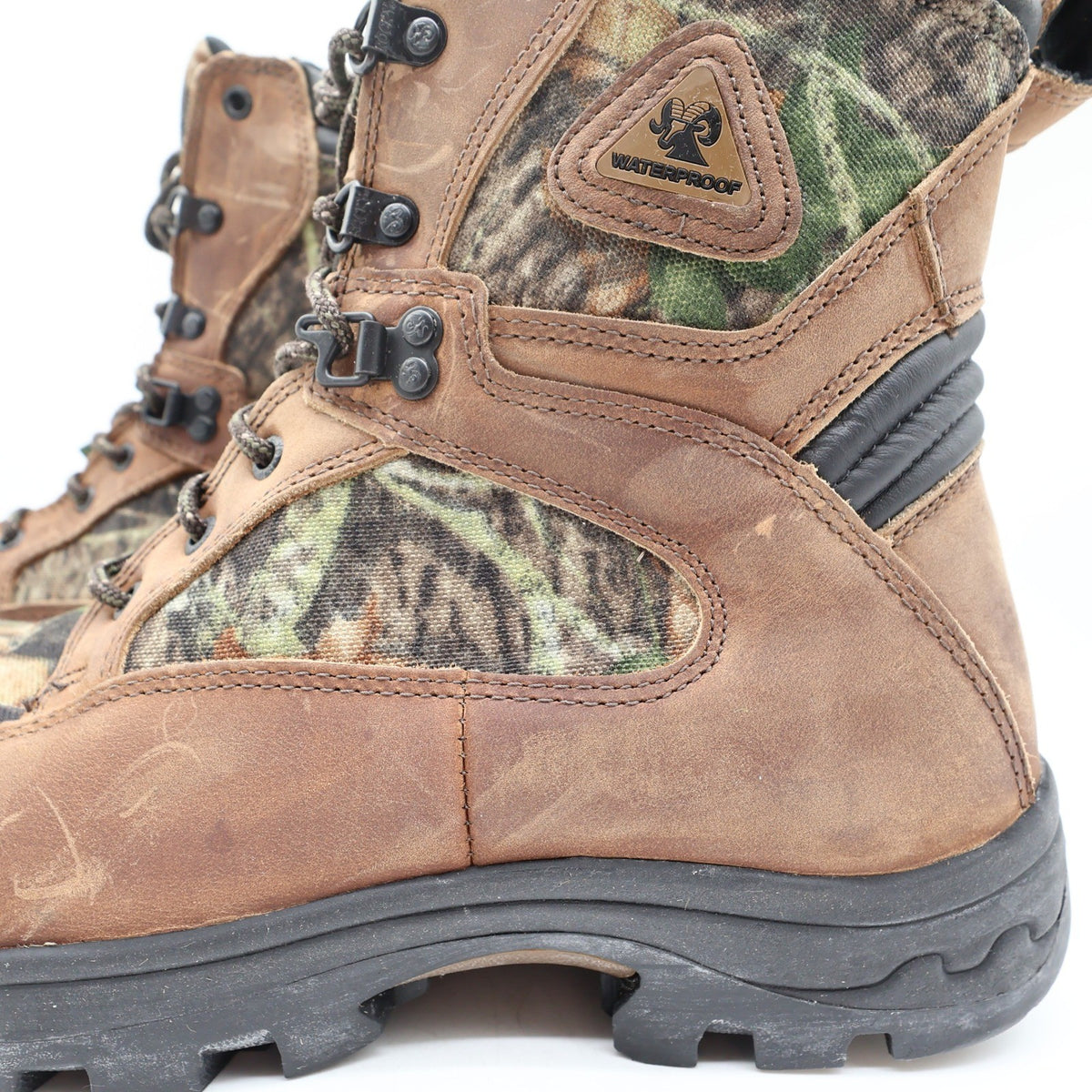 Rocky ProLight 1572 Hunting Boots Mens 10.5 M Brown Camo Waterproof NWT 400G - take2supply