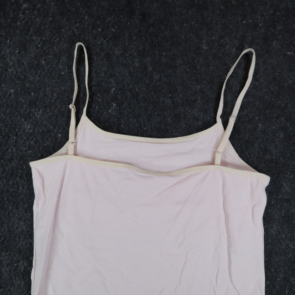 Great Republic Camisole Women Large Pink Cotton Stretch Cami Tank Top GR103 - take2supply