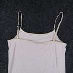 Great Republic Camisole Women Large Pink Cotton Stretch Cami Tank Top GR103 - take2supply