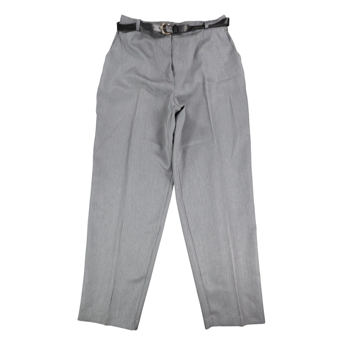 Sara Michelle Pants Womens 18 Gray Belted High Rise Dress Trousers USA NWT NOS - take2supply