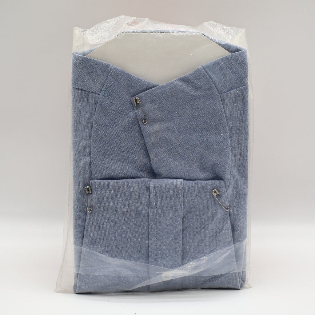 Jack Tar Shirt Toddler Boys 3T Blue Oxford Short Sleeve Cotton USA NWT - take2supply