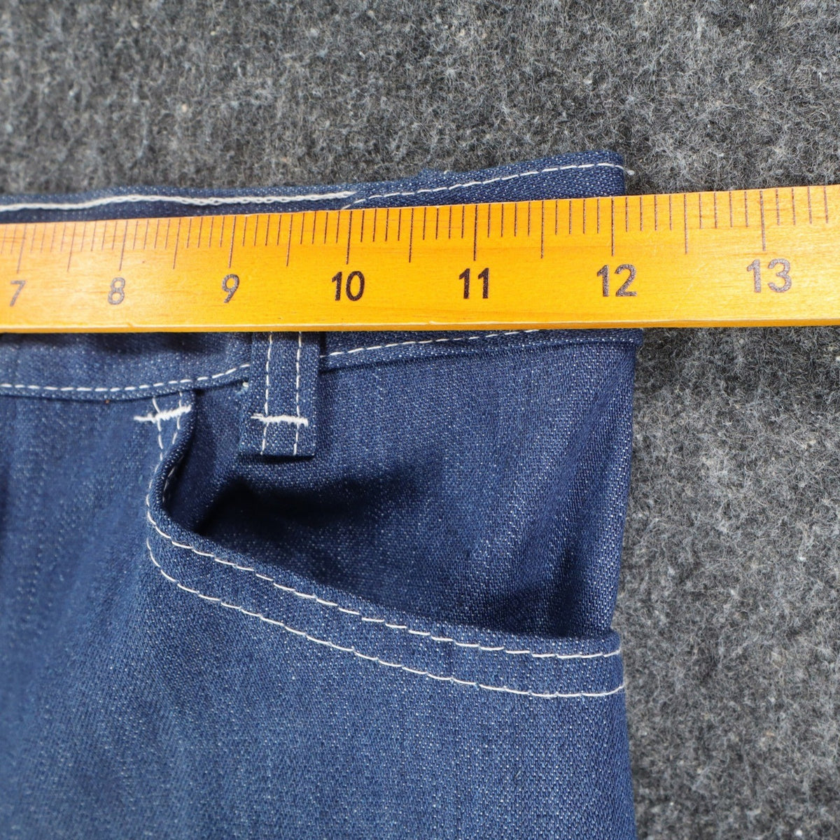 Clinchers Vintage Girls 10 Regular Blue Cotton Flare Jeans NWT USA - take2supply