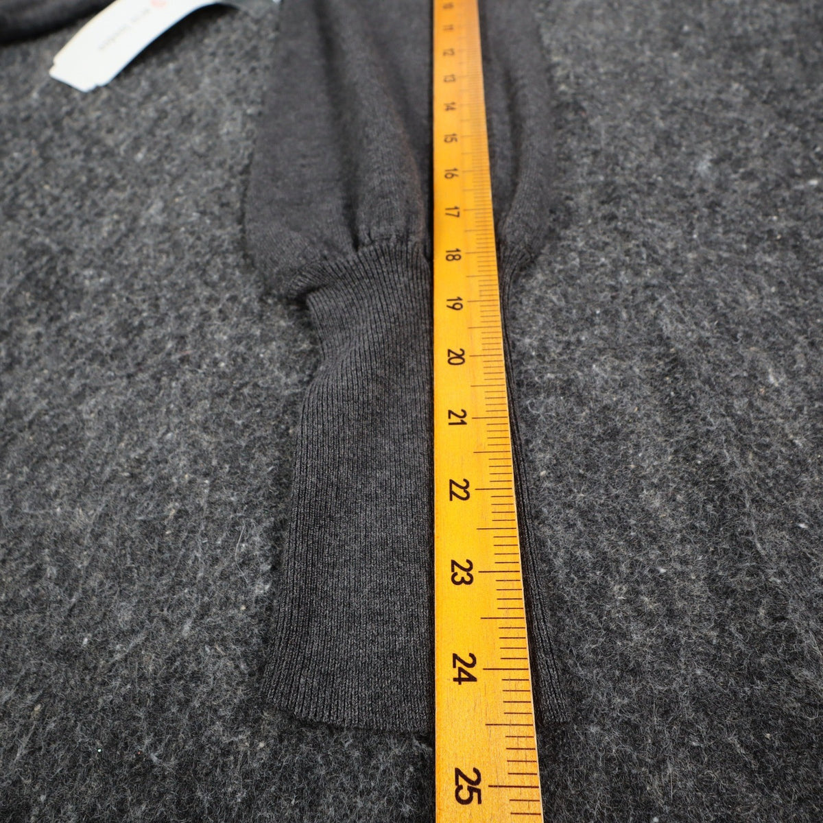 Erin London Women Medium Gray Mock Neck Puff Sleeve Rayon Sweater NWT 00125 - take2supply