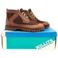 Willits Boots Kids Size 11.5 M Vintage 90s Brown Leather Deadstock Made in USA - take2supply