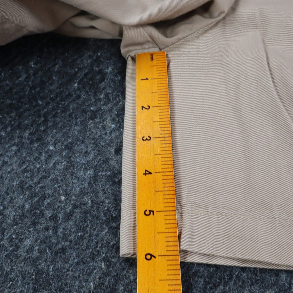 Company Collection Shorts Womens 12 Vintage 90s Khaki Cotton Twill Elastic Waist - take2supply