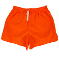 Fruit of the Loom Vintage 70s Gym Shorts Boys XS Orange Cotton NWT - take2supply