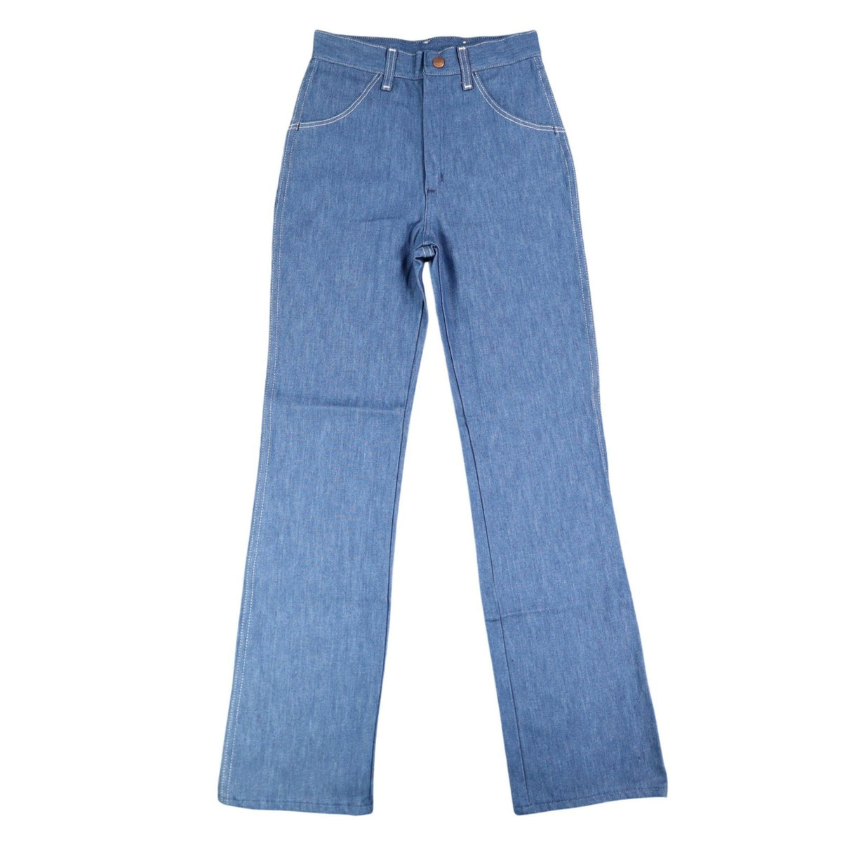 Young Maverick Vintage Girls 12 Reg Blue Straight Leg Jeans NWT - take2supply