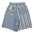 Lee Striped Shorts Girls 14 Slim Vintage 90s Blue White Cotton Loose Fit NWT - take2supply
