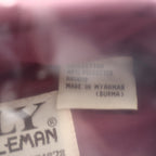 Ely Cattleman Western Shirt Mens 15.5 Burgundy Short Sleeve Pearl Snap NIP - take2supply