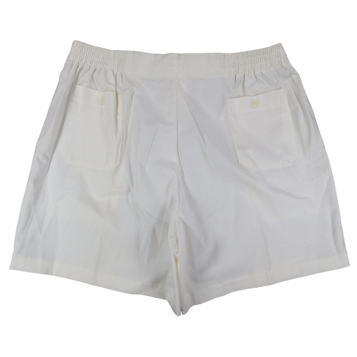 Jantzen Vintage Shorts Mens 38 White Poly Cotton Elastic Back Casual RN 37966 - take2supply