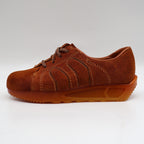Walker Oxford Sneakers Kids 12 D Vintage 70s Rust Suede Platform Made in USA - take2supply