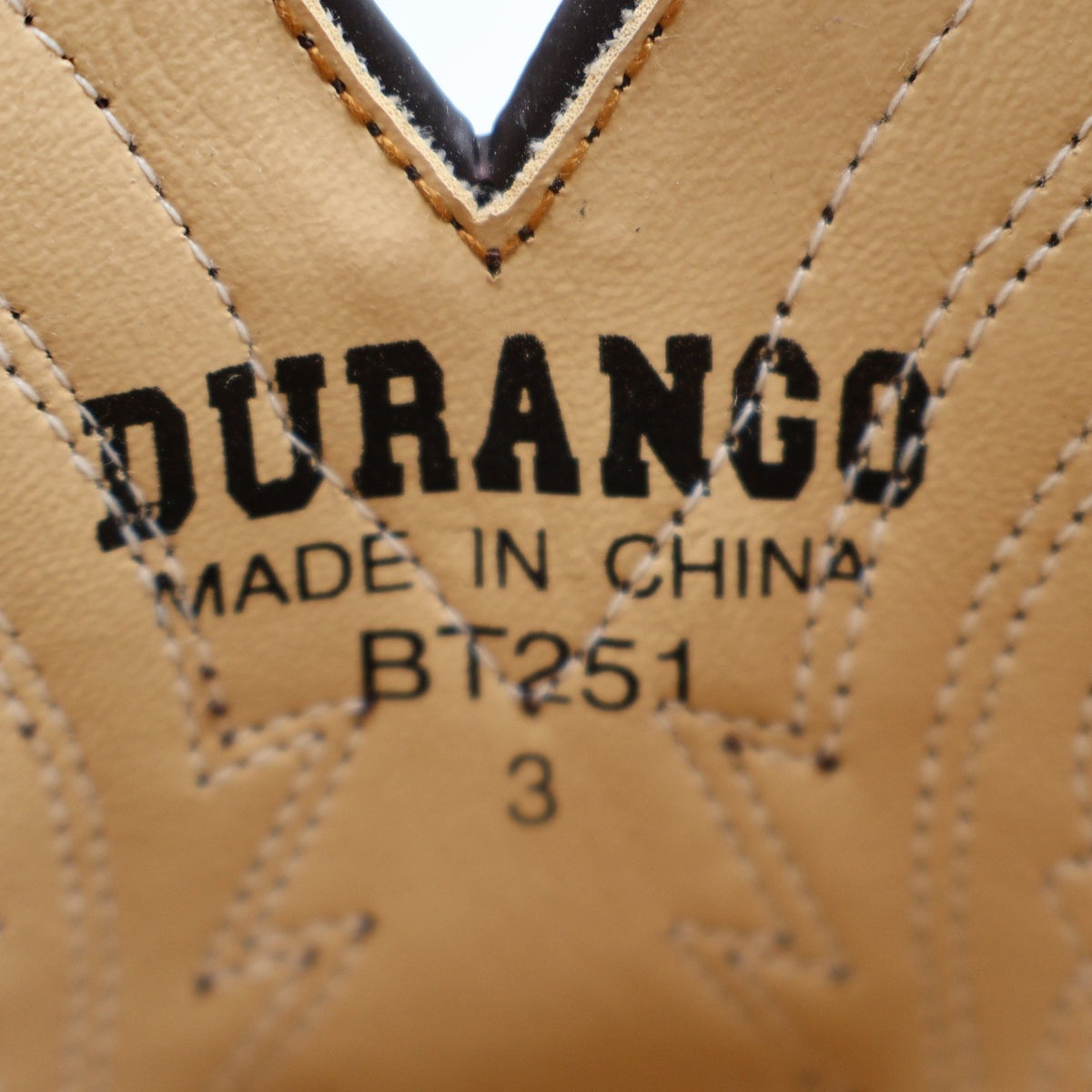 Durango Western Boots Kids Size 3 D Vintage 2004 Brown Tan Leather Lil Legends - take2supply