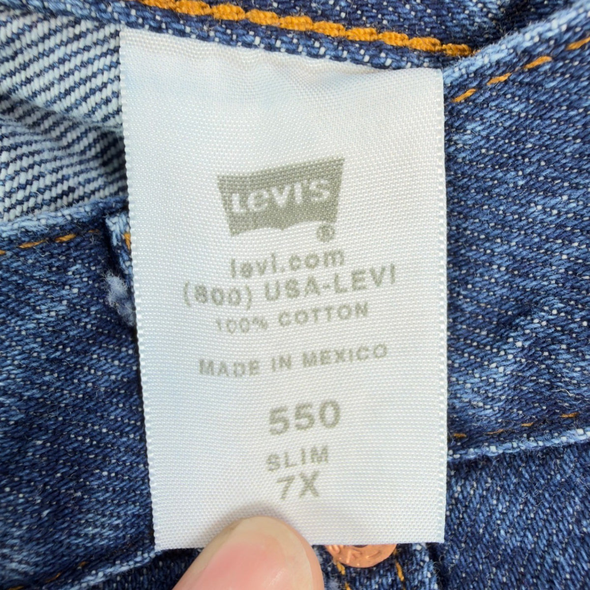 Levi's Vintage Style Relaxed Fit Jeans Boys 12 Reg Blue Denim NWT - take2supply