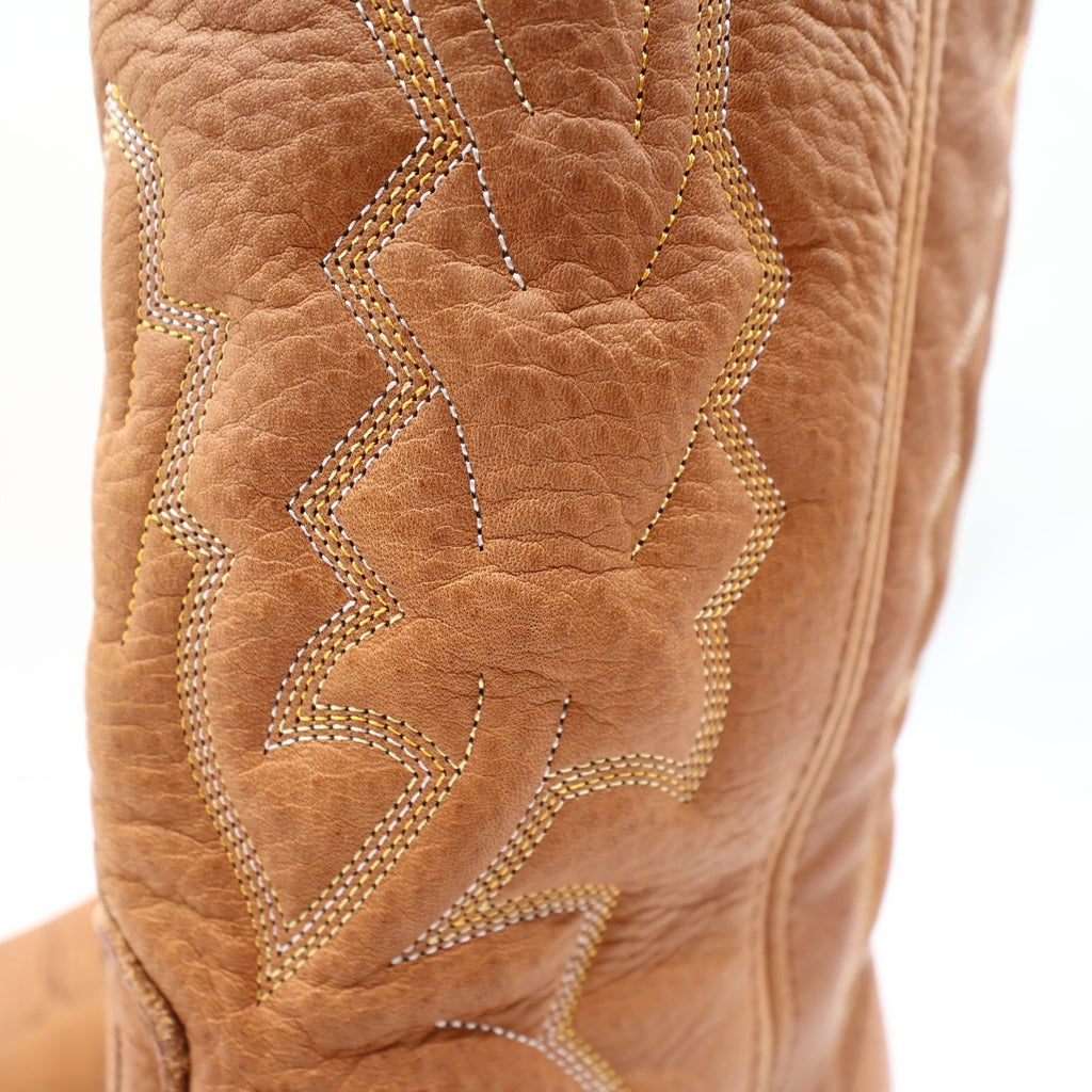Laredo Western Cowboy Boots Mens 10 EW Leather Walnut Deertan 68372 NWT Box - take2supply