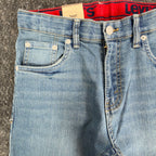 Levi's 511 Slim Flex Stretch Jeans Boys Size 16 Reg 28x30 Light Wash Blue NWT - take2supply