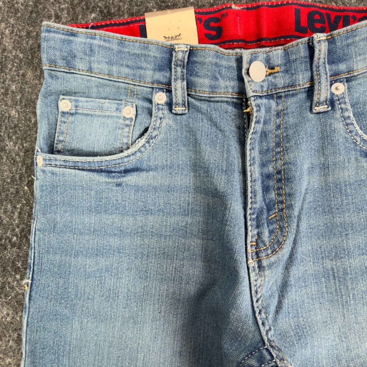 Levi's 511 Slim Flex Stretch Jeans Boys Size 16 Reg 28x30 Light Wash Blue NWT - take2supply