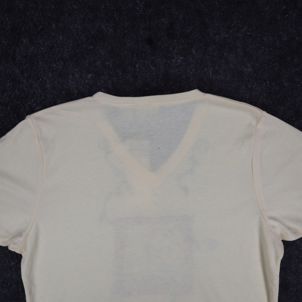 TM Sport by That's Me V-Neck Top Large Vintage Y2K Yellow Floral Embroidered NWT - take2supply