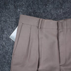 Levi's Travelers Dress Pants Mens 33x32 Vintage 90s Brown Wool Blend Pleated NWT - take2supply