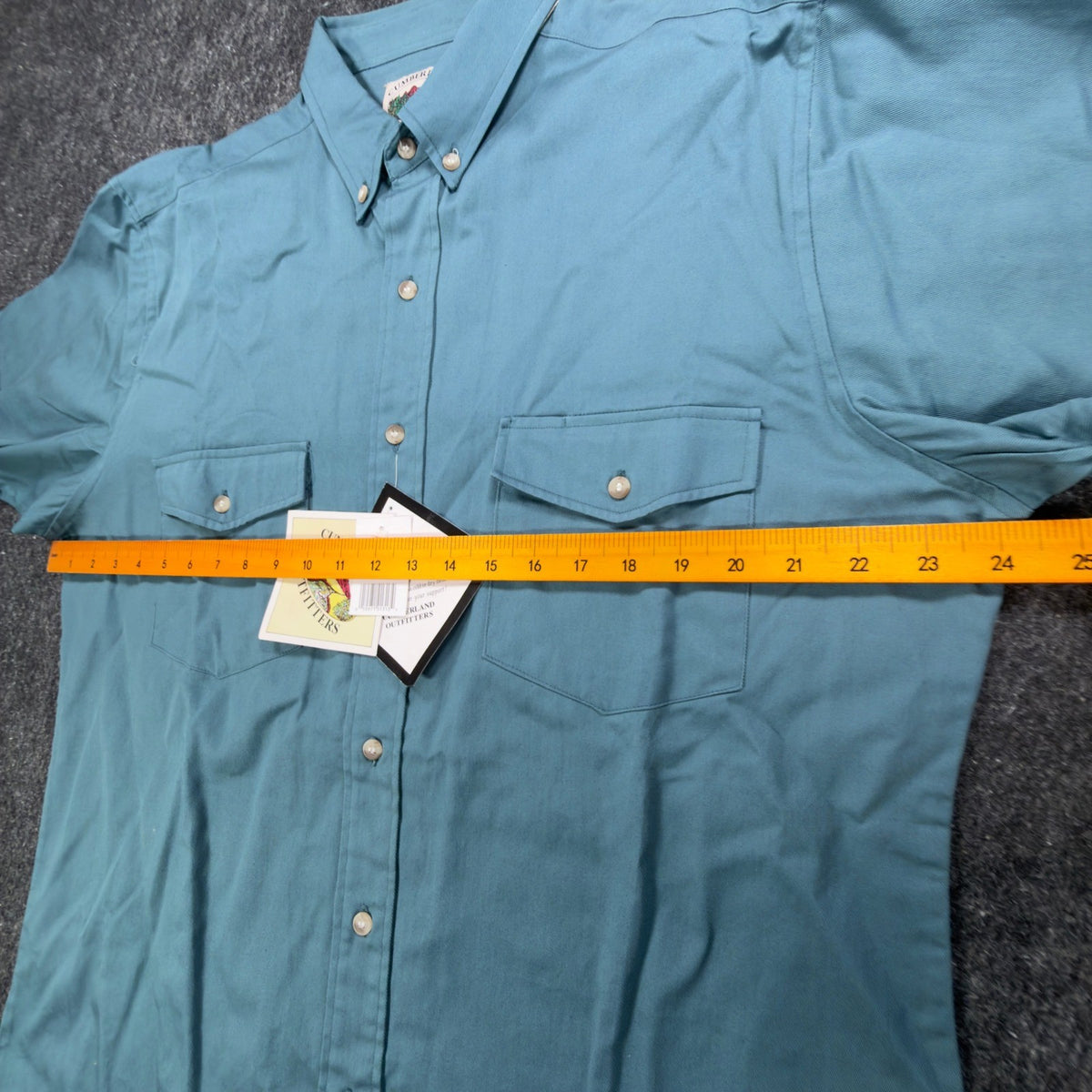 Cumberland Outfitters Vintage 90s Western Shirt Mens L Blue Cotton NWT - take2supply