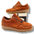 Walker Suede Oxford Shoes Mens 12.5D Vintage Deadstock Rust Brown Gum Sole 2646 - take2supply