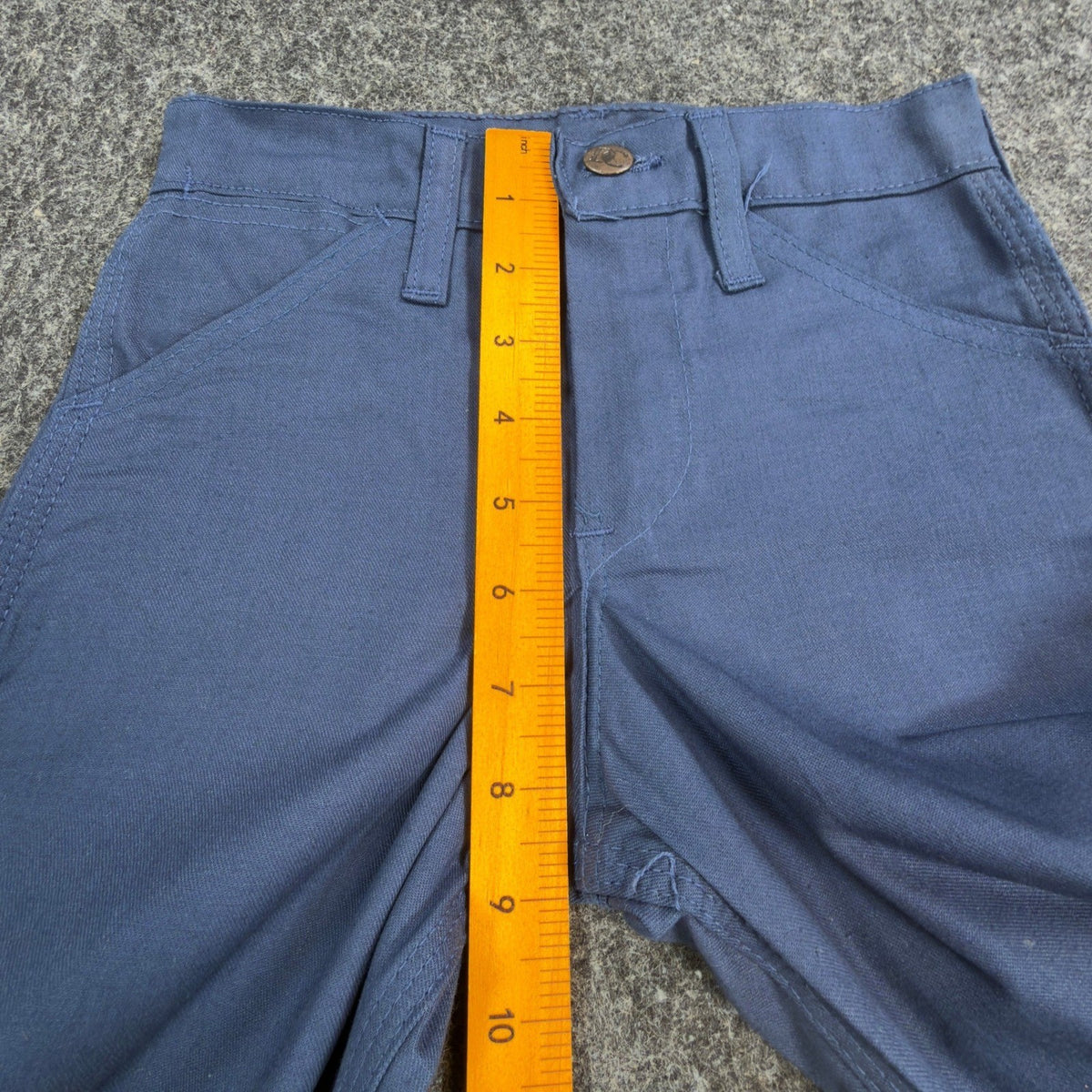 Dee Cee Vintage 70s Painter Pants Boys 8 Slim Blue USA Made NOS NWT 22x22 - take2supply