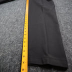 Lee Tapered Leg Pants Womens 16 L Black Smart Fabric Side Elastic Pleated C863 - take2supply