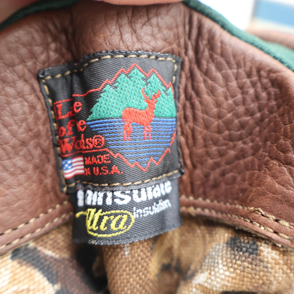Lake of the Woods Hunting Boots Mens 8 D Vintage Camo Leather Thinsulate USA NIB - take2supply