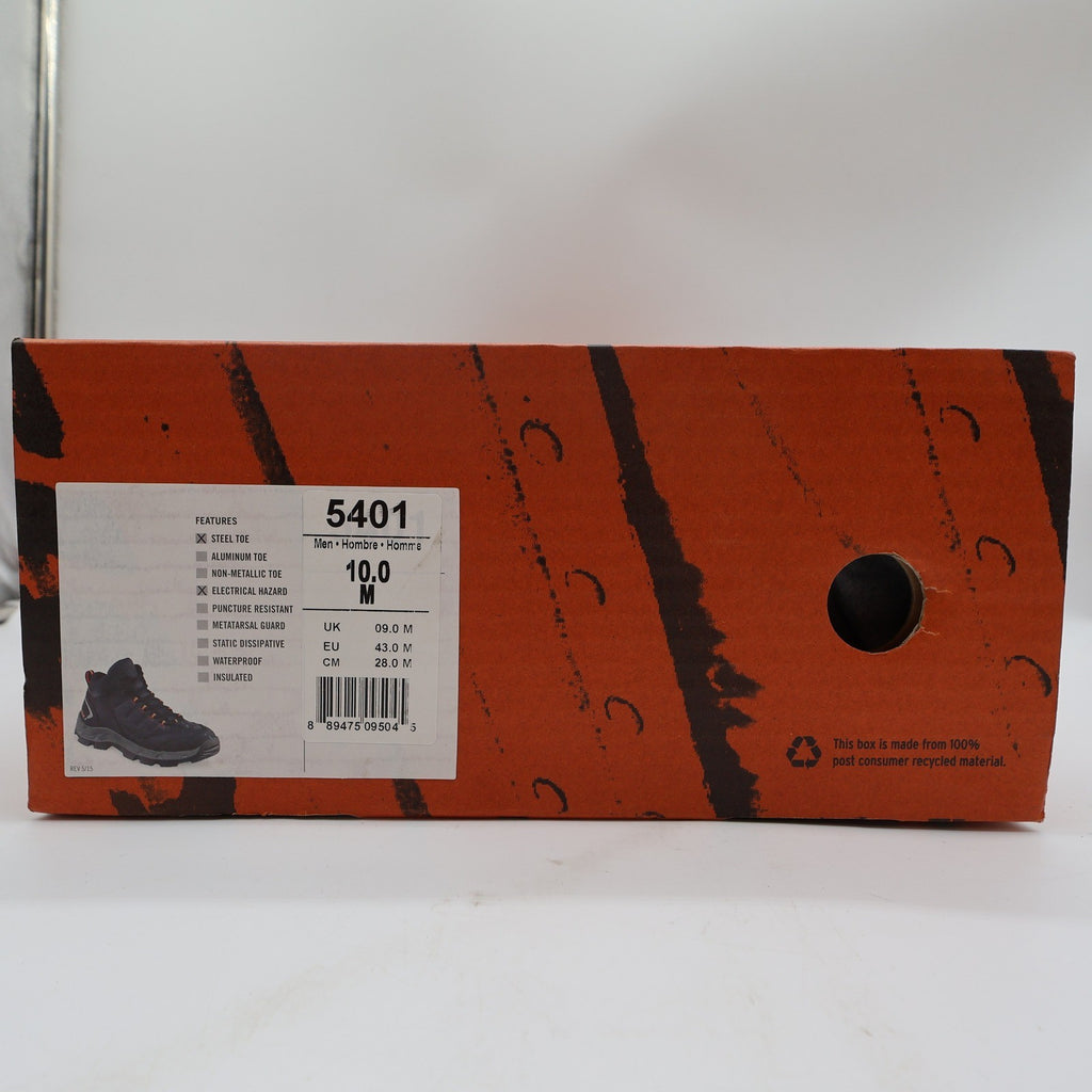 Worx by Red Wing 5401 Steel Toe Work Boots Mens 10 Black Leather New - take2supply