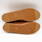Sportiques Sneakers 7.5 Vintage Deadstock Brown Leather Gum Ripple Sole Romania - take2supply