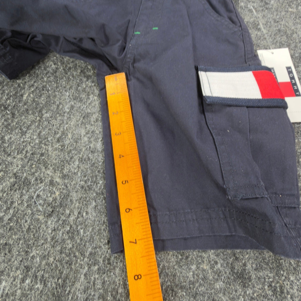 Tommy Hilfiger Y2K Cargo Shorts Toddler 4T Navy Cotton NWT - take2supply