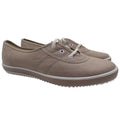 Grasshoppers Skiff Stone Sneakers Women 7.5 W Taupe Canvas Low Top Shoes EF9201 - take2supply