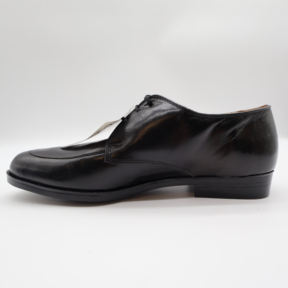 Nunn Bush Lites Dress Shoes Mens 8 M Vintage Black Kidskin Leather Moc Toe 73931 - take2supply