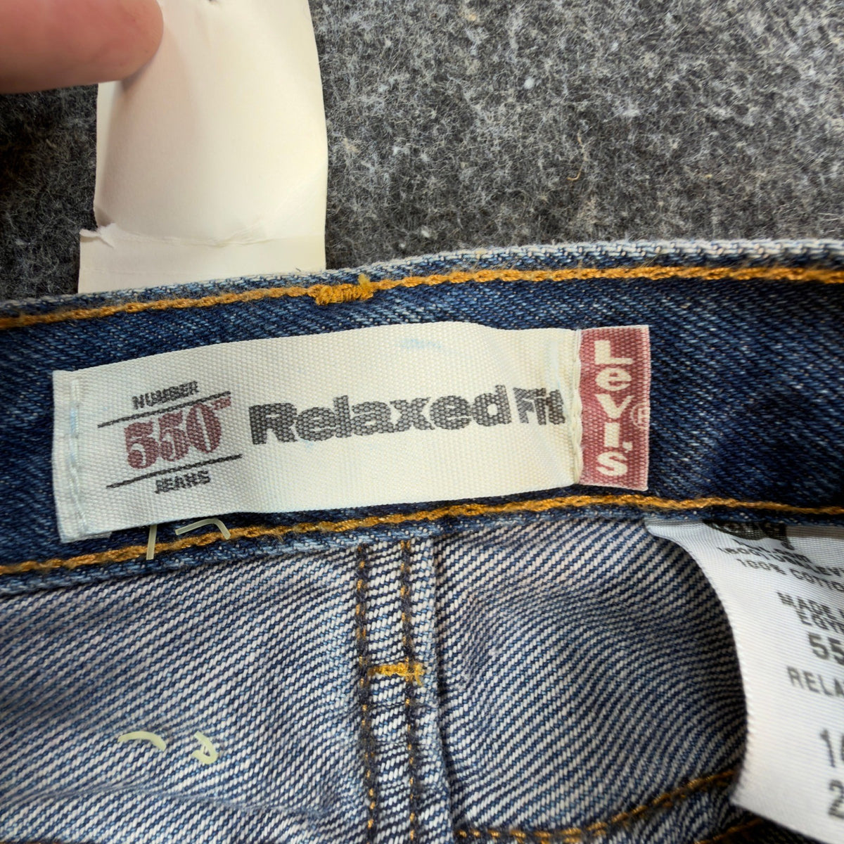 Levi's 550 Boys 14 Slim Medium Wash Cotton Relaxed Fit Vintage Y2K NWT - take2supply
