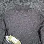 Erin London Women Medium Gray Mock Neck Puff Sleeve Rayon Sweater NWT 00125 - take2supply