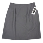 Allyson A-Line Skirt Womens 12 Vintage 90s Black Polyester Lined Career Wear - take2supply