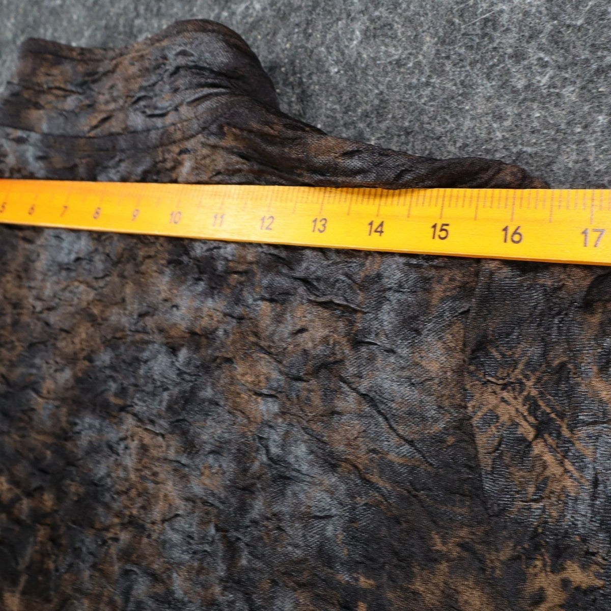 Erin London Full Zip Jacket Large Brown Black Textured Crinkle Mock Neck 72155 - take2supply