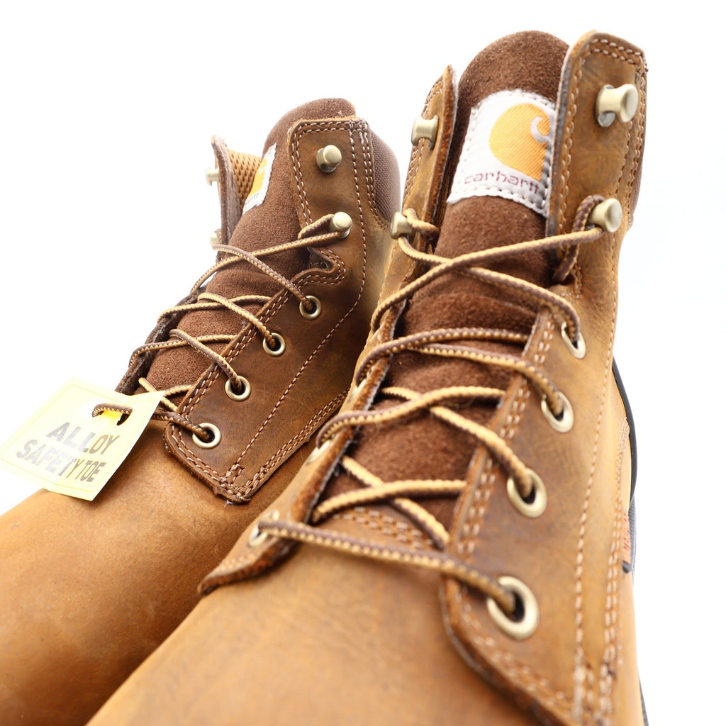 Carhartt Ironwood Work Boot Mens 10W Brown Alloy Toe Waterproof Leather NEW - take2supply