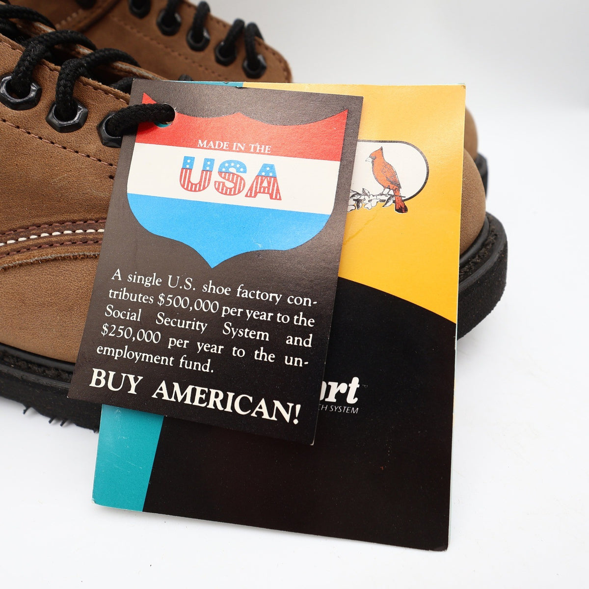 Carolina 139 Steel Toe Work Boots Mens 11 D Brown Leather USA New Vintage 90s - take2supply