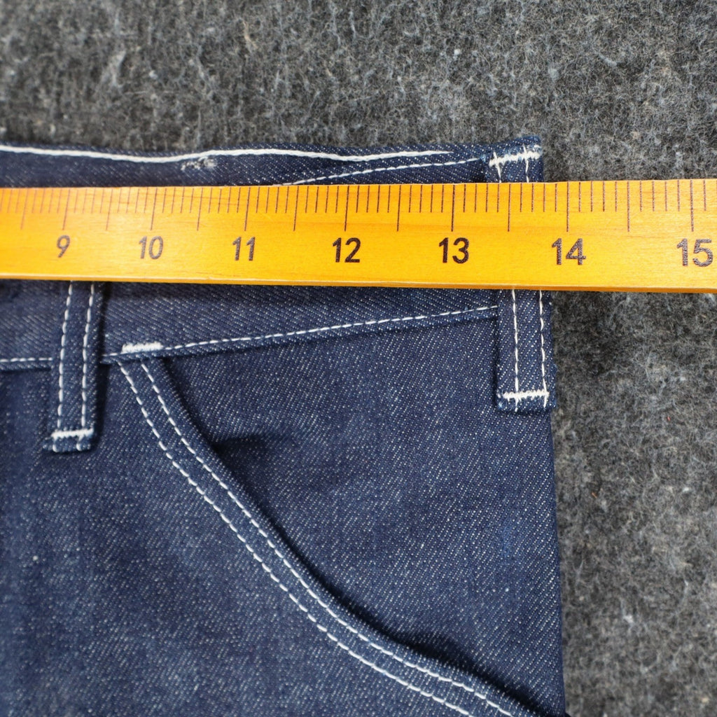 Key Jeans Vintage Womens 27 L Blue Red Embroidered Flare Jeans NWT - take2supply