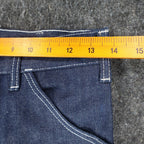 Key Jeans Vintage Womens 27 L Blue Red Embroidered Flare Jeans NWT - take2supply